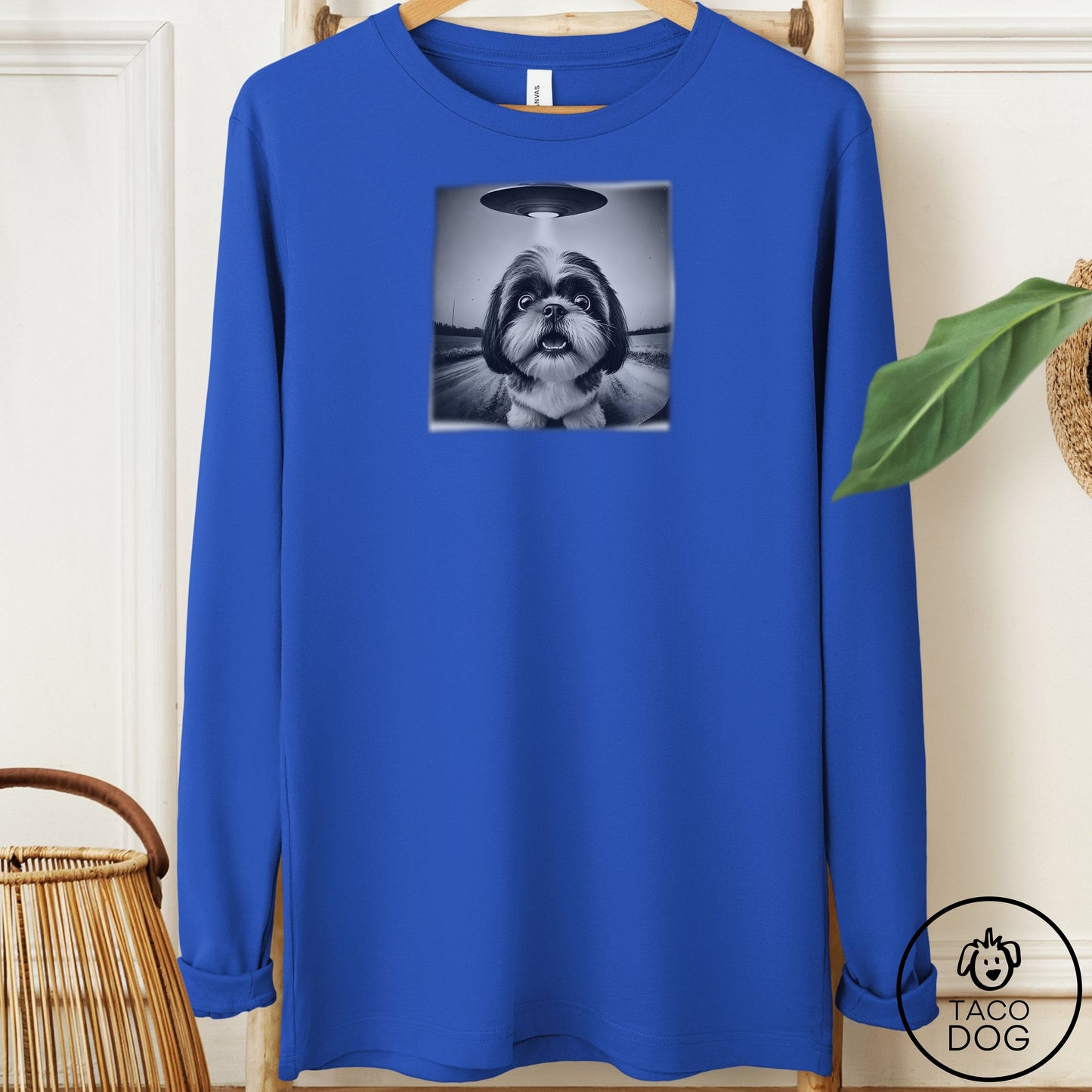 Shih Tzu Selfie Long Sleeve Tee