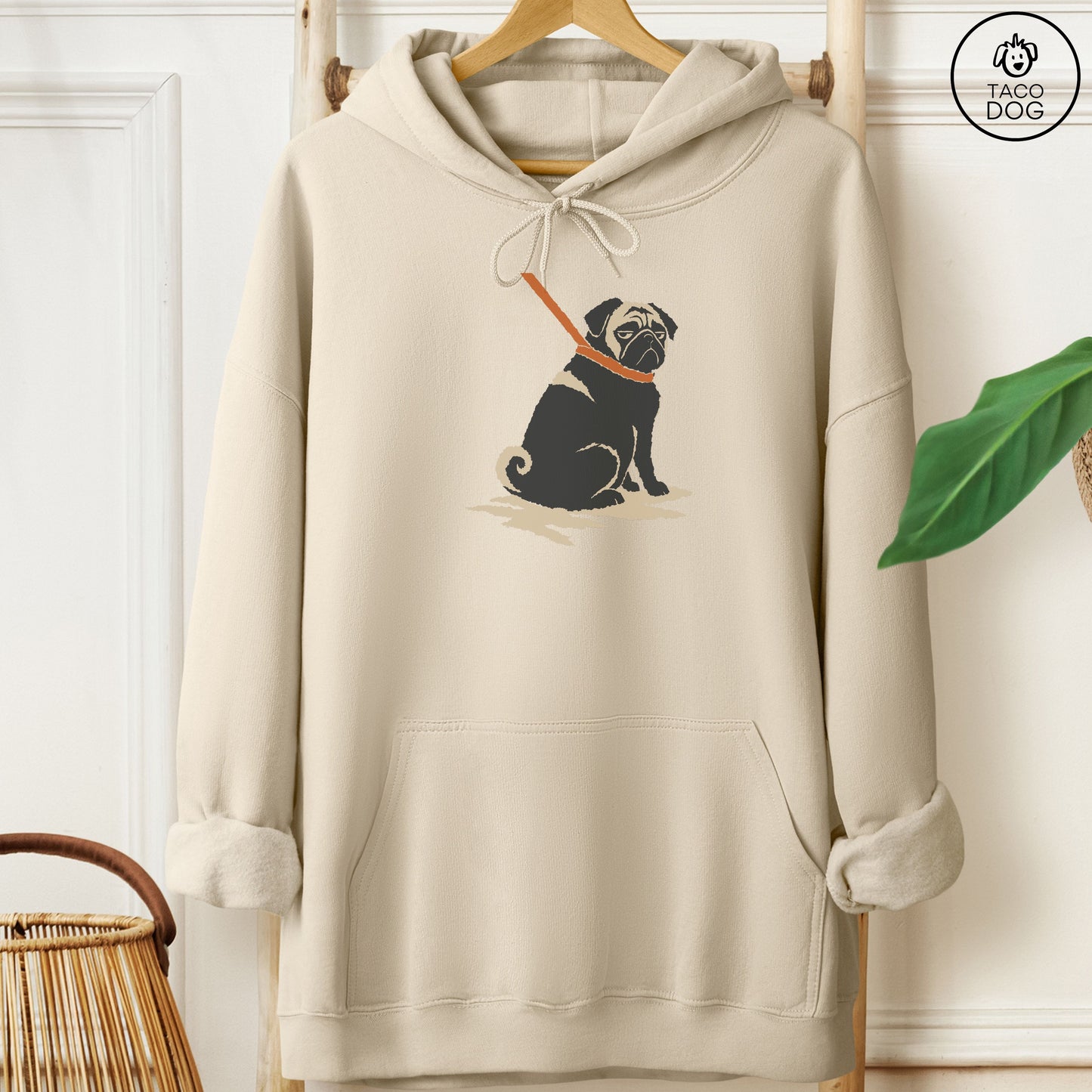 Pug Sitdown Hoodie