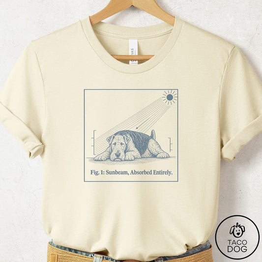 Airedale Sunbeam T-Shirt Natural Taco-Dog