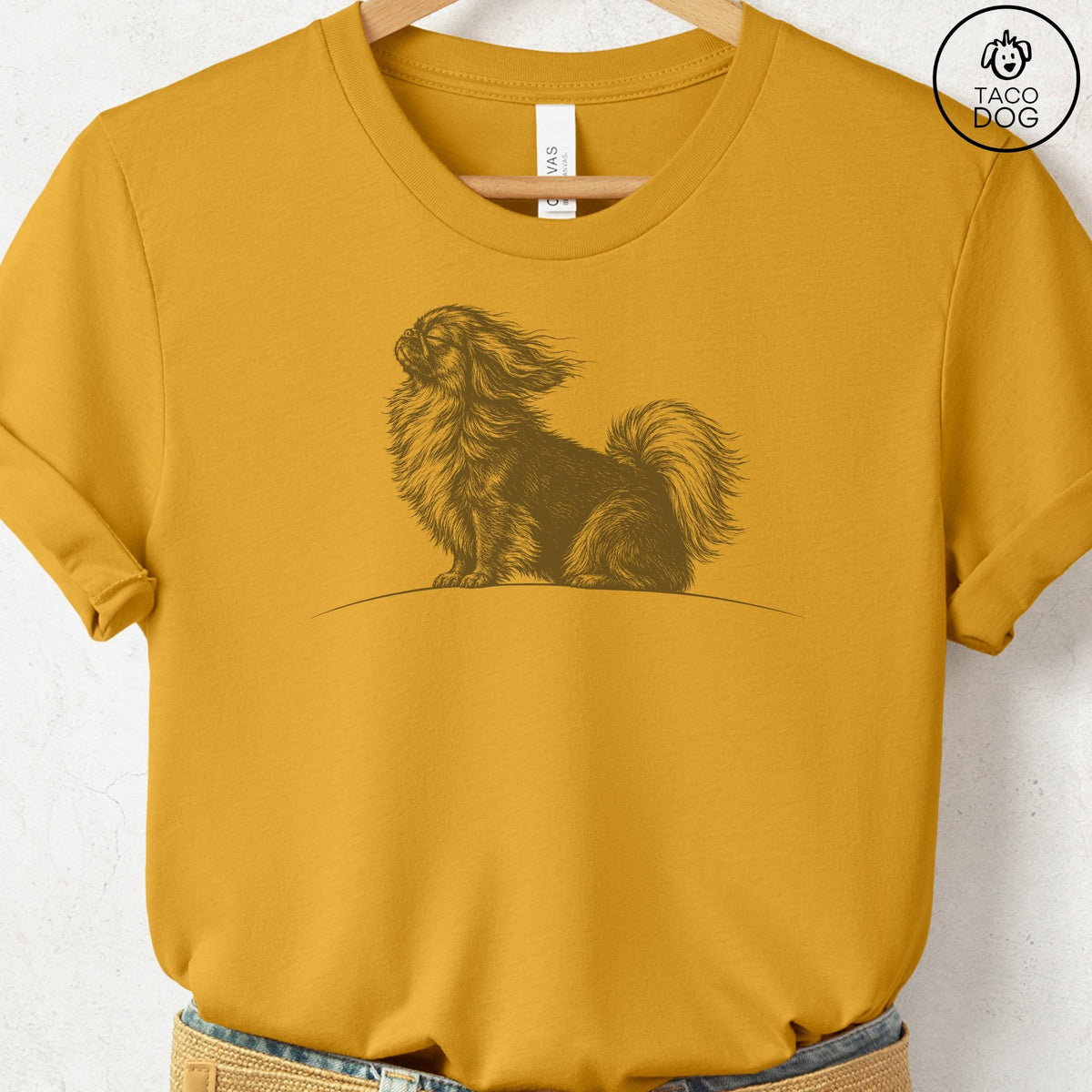 Pekingese Tail Wind T-Shirt