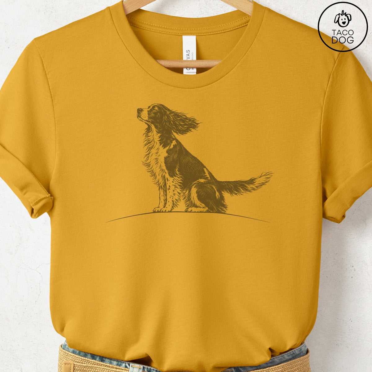 Springer Spaniel Tail Wind T-Shirt