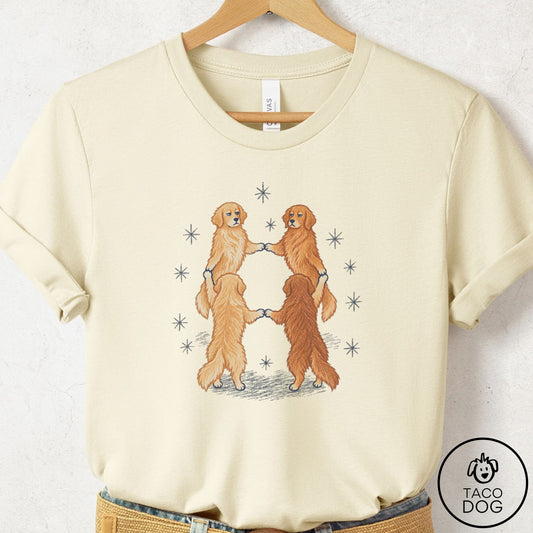 Golden Retriever The Ritual T-Shirt Natural Taco-Dog