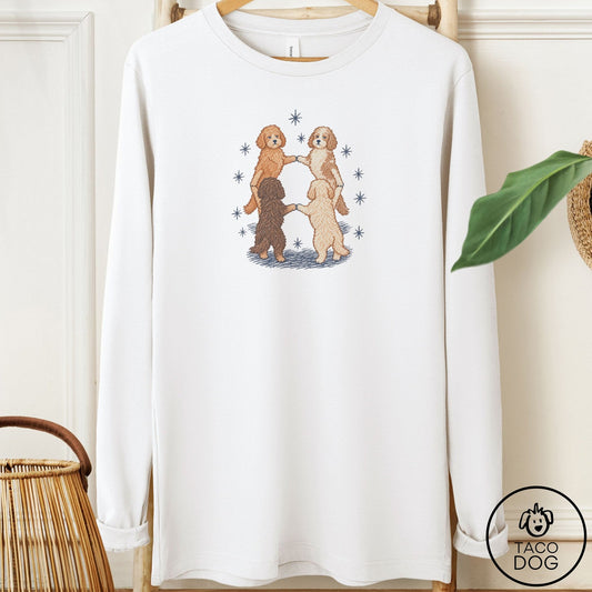 Doodle The Ritual Long Sleeve Tee White Taco-Dog