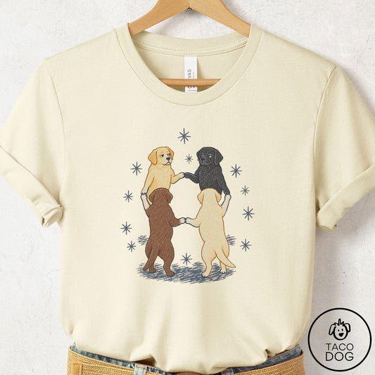 Labrador Retriever The Ritual T-Shirt Natural Taco-Dog