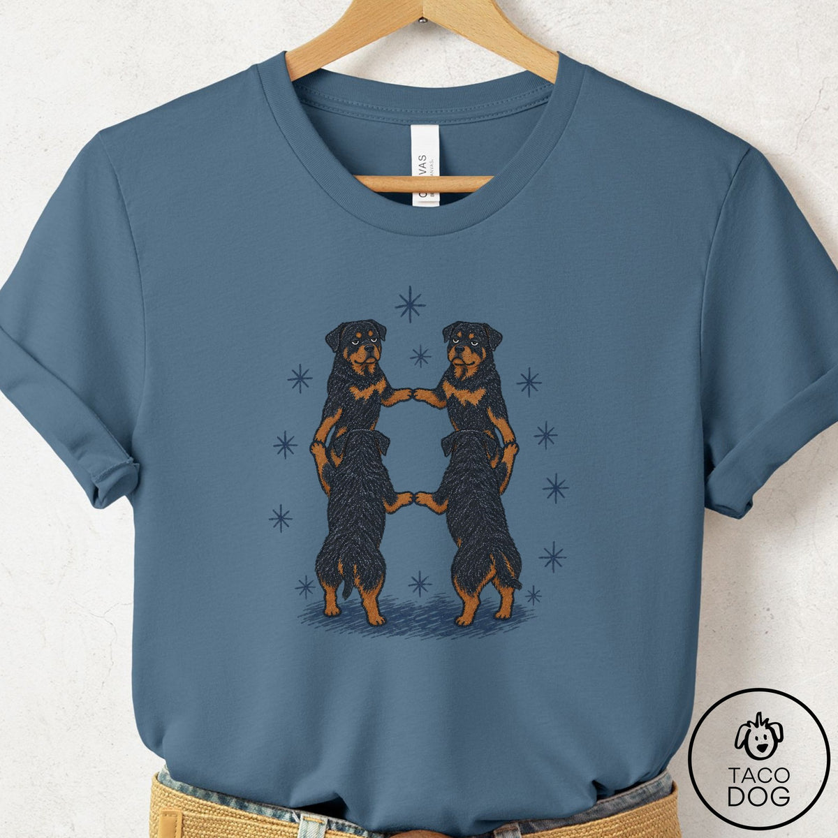 Rottweiler The Ritual T-Shirt Steel Blue Taco-Dog