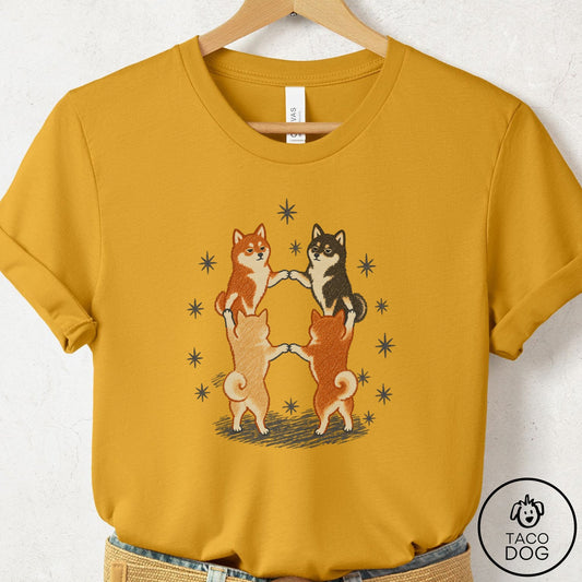 Shiba Inu The Ritual T-Shirt Mustard Taco-Dog