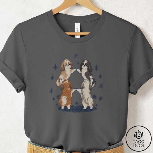 Shih Tzu The Ritual T-Shirt Asphalt Taco-Dog