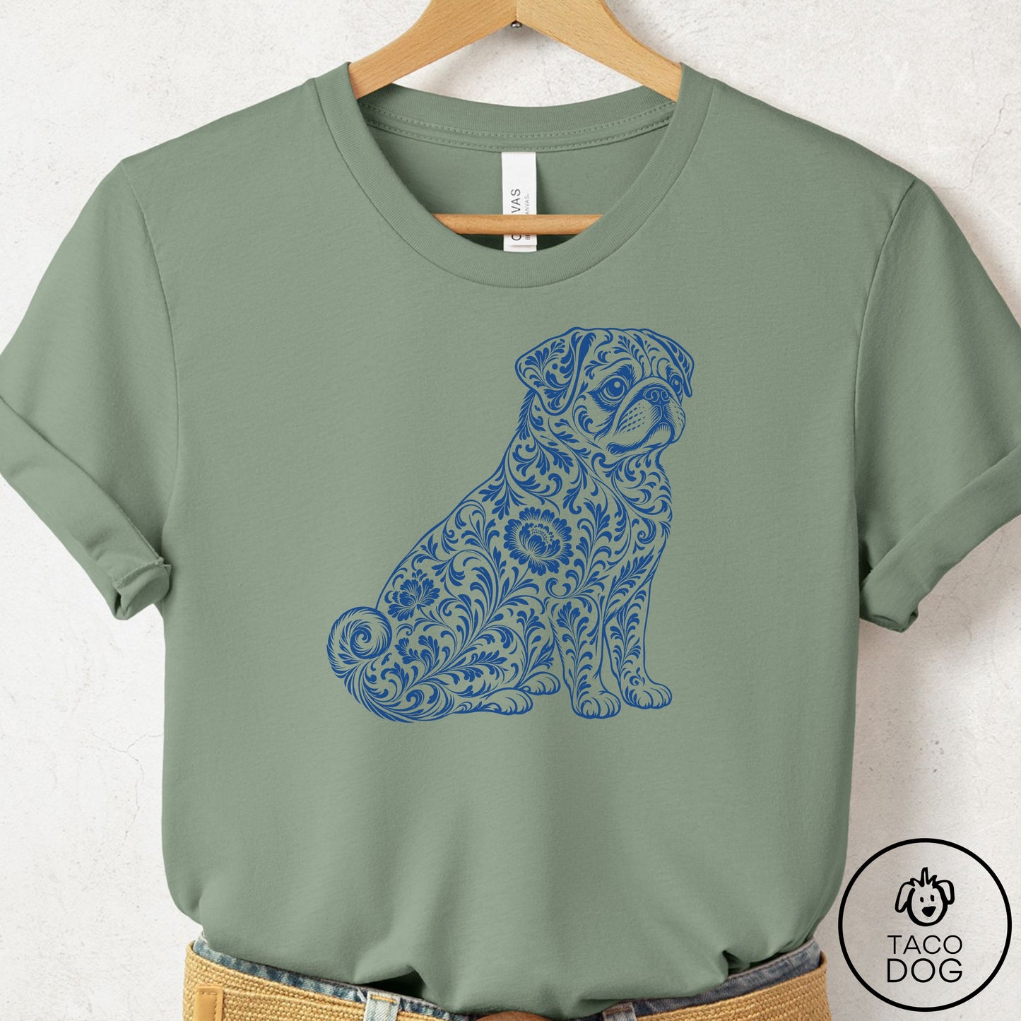 Pug Toile T-Shirt