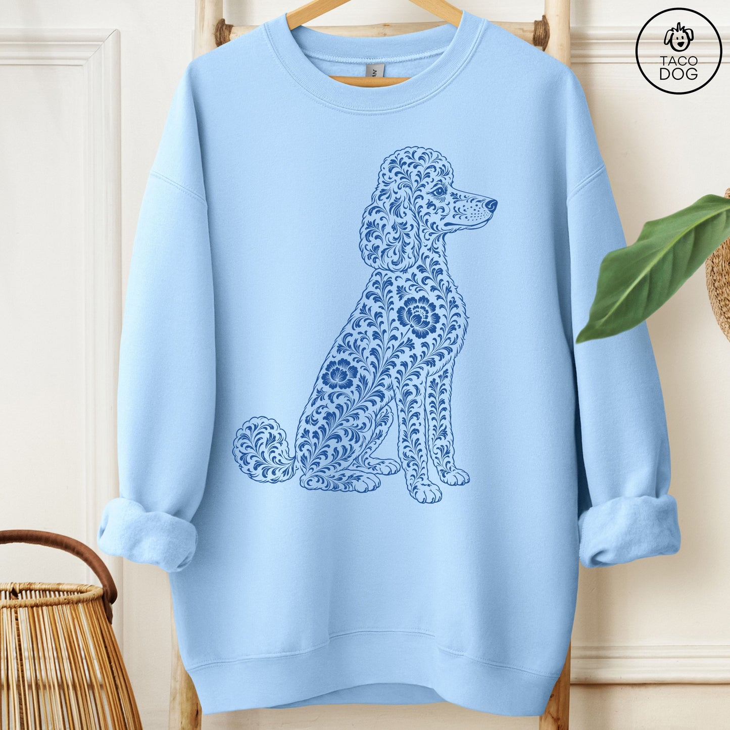 Poodle Toile Sweatshirt