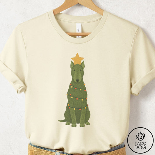 Bull Terrier Christmas Tree T-Shirt