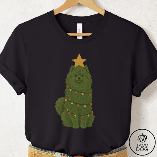 Pomeranian Christmas Tree T-Shirt