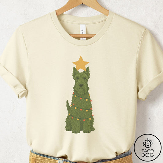 Scottie Christmas Tree T-Shirt
