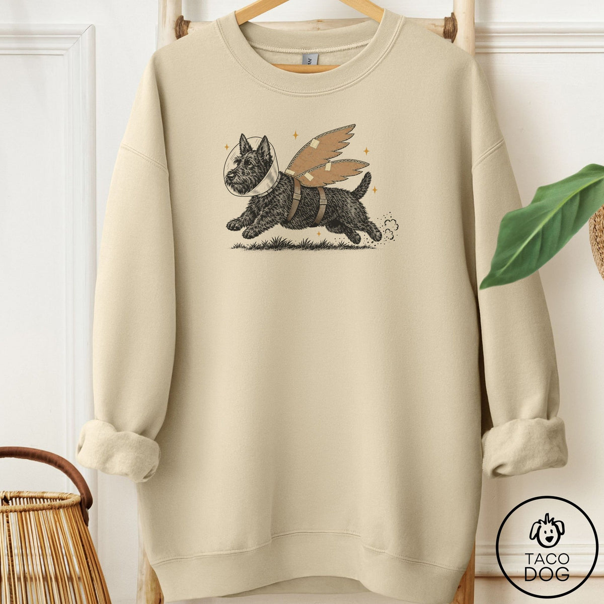 Scottie Vet Wings Sweatshirt Sand Taco-Dog