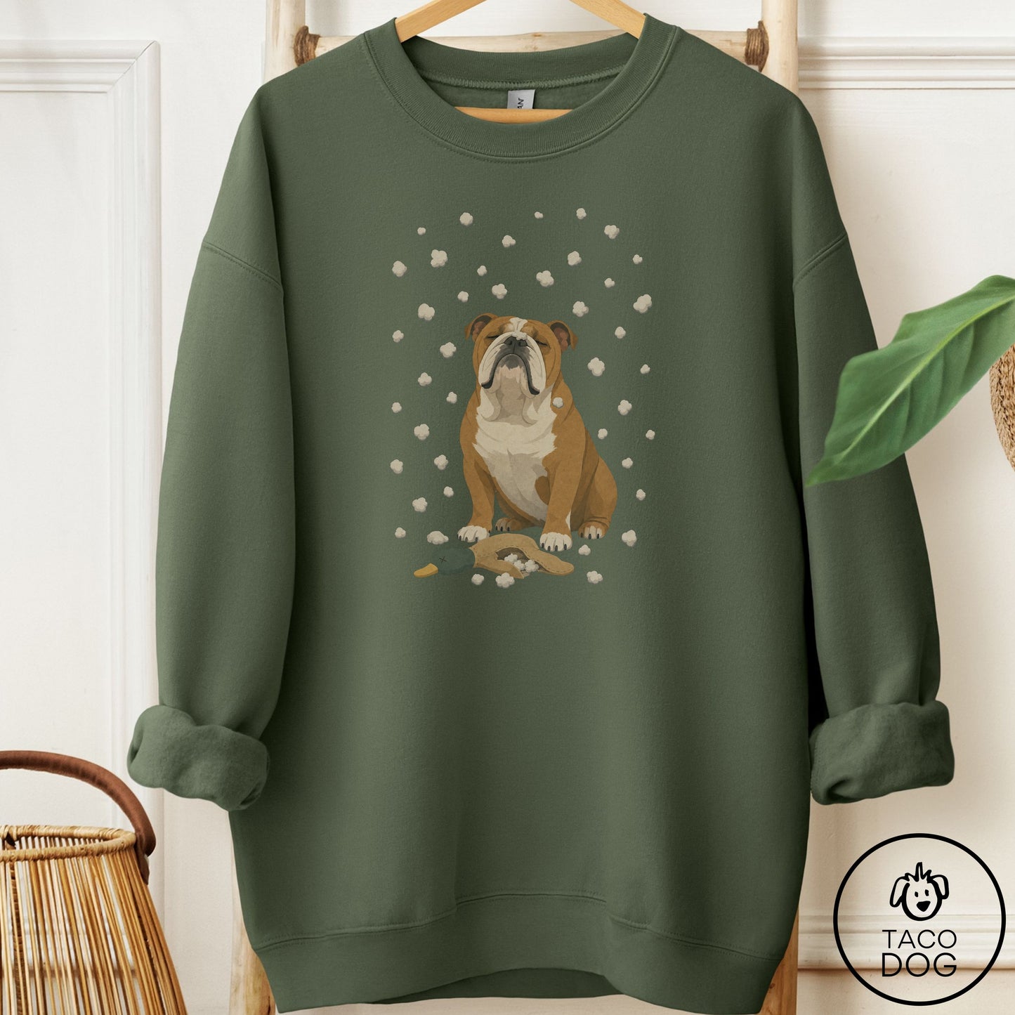 English Bulldog Weather Sweatshirt