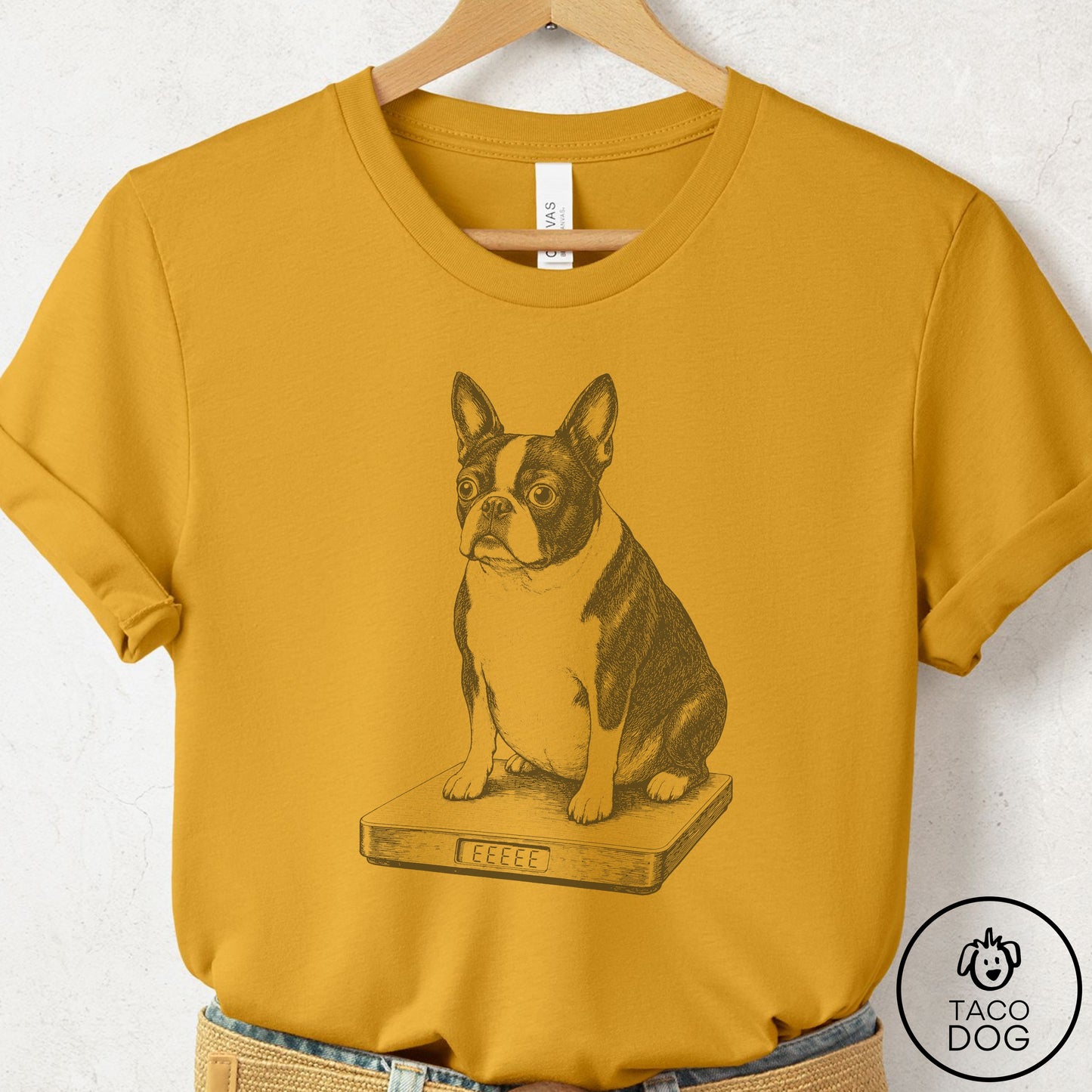 Boston Terrier Weigh In T-Shirt