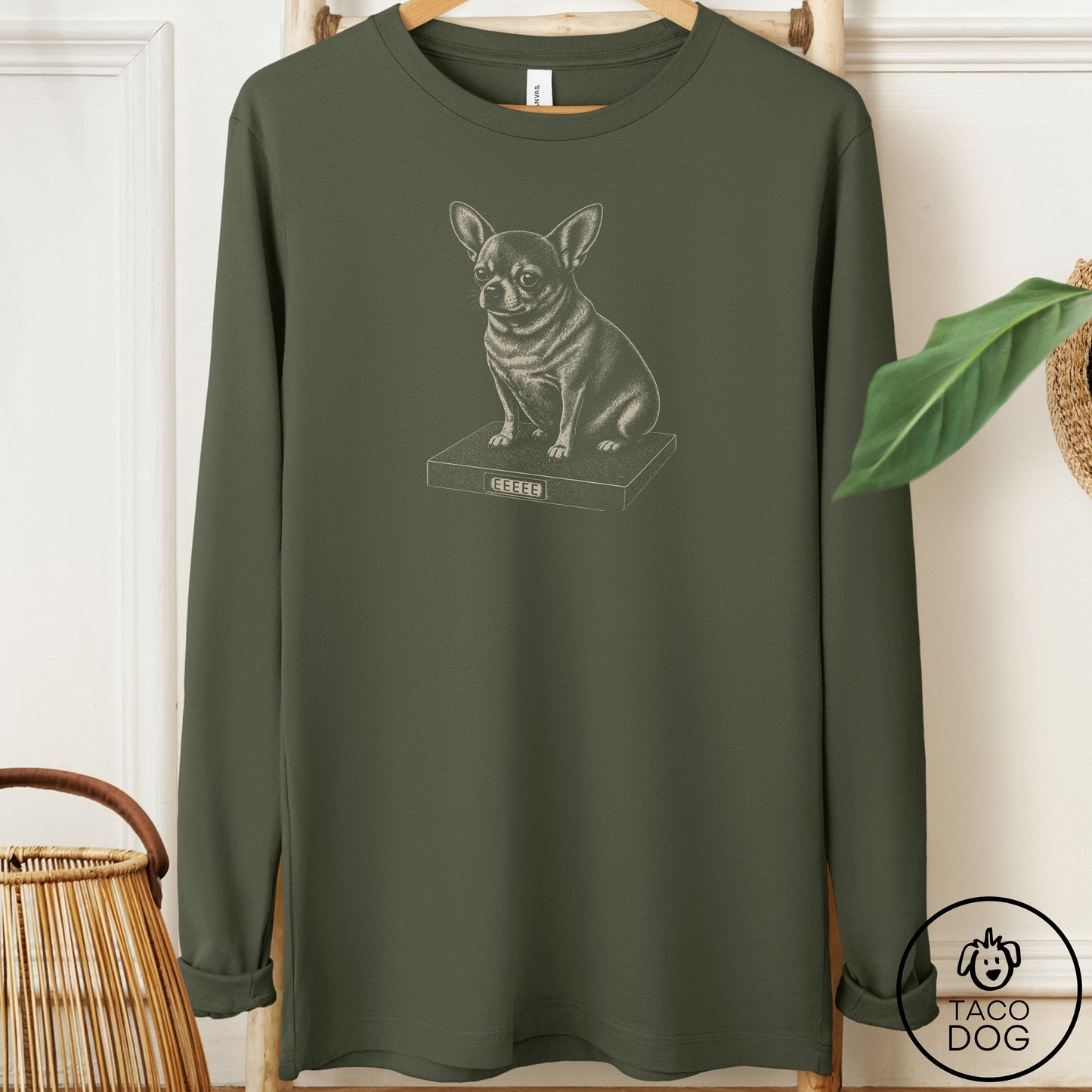 Chihuahua Weigh In Long Sleeve Tee