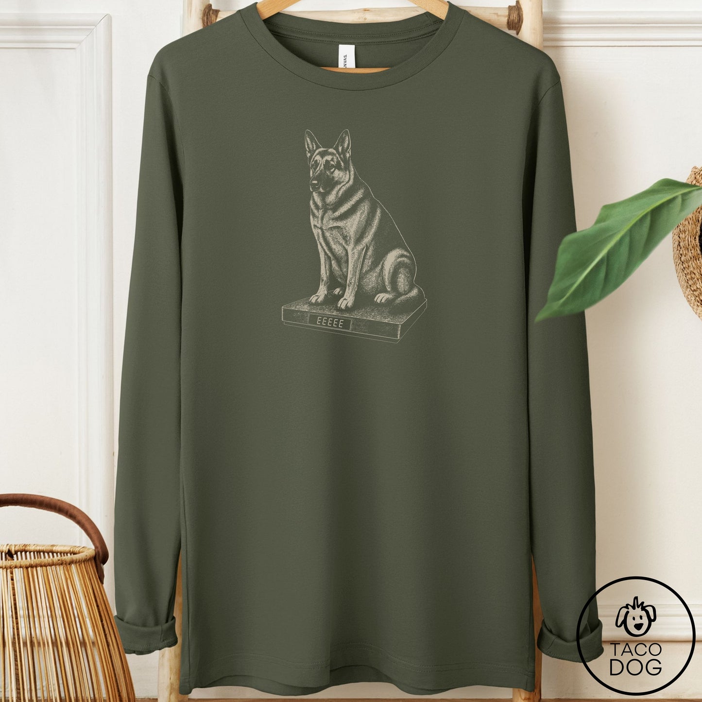 German Shepherd Weigh In Long Sleeve Tee