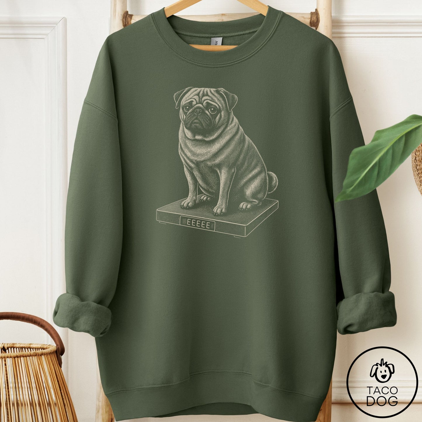 Pug Weigh In Sweatshirt