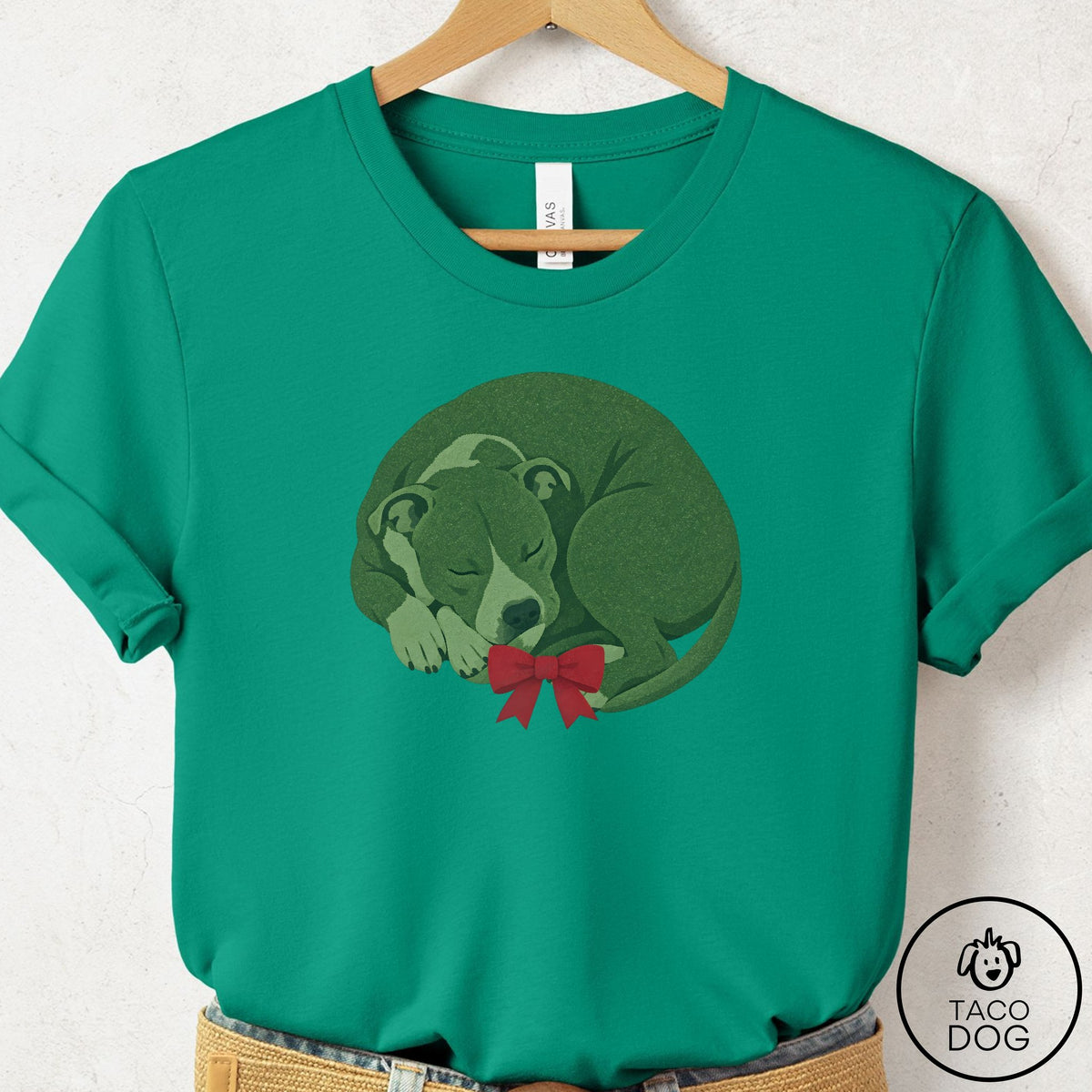 Pitbull Wreath T-Shirt