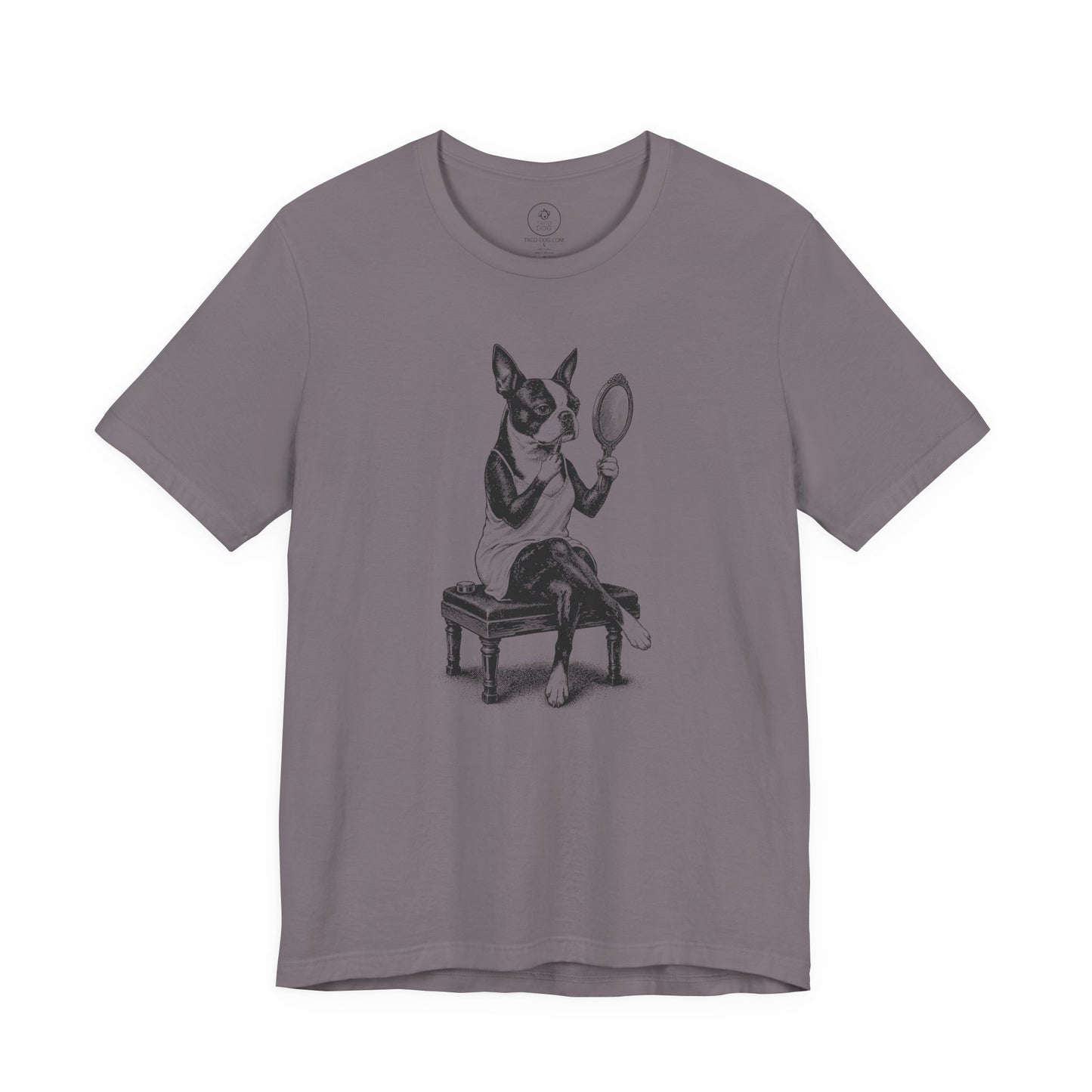 Boston Terrier Makeup T-Shirt