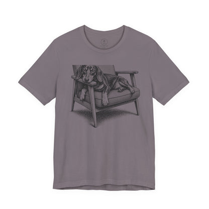 Dachshund Occupied T-Shirt Storm Taco-Dog