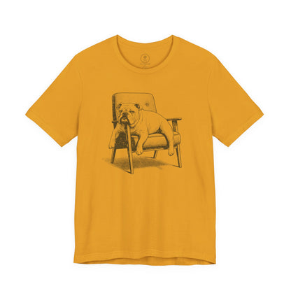 English Bulldog Occupied T-Shirt Mustard Taco-Dog
