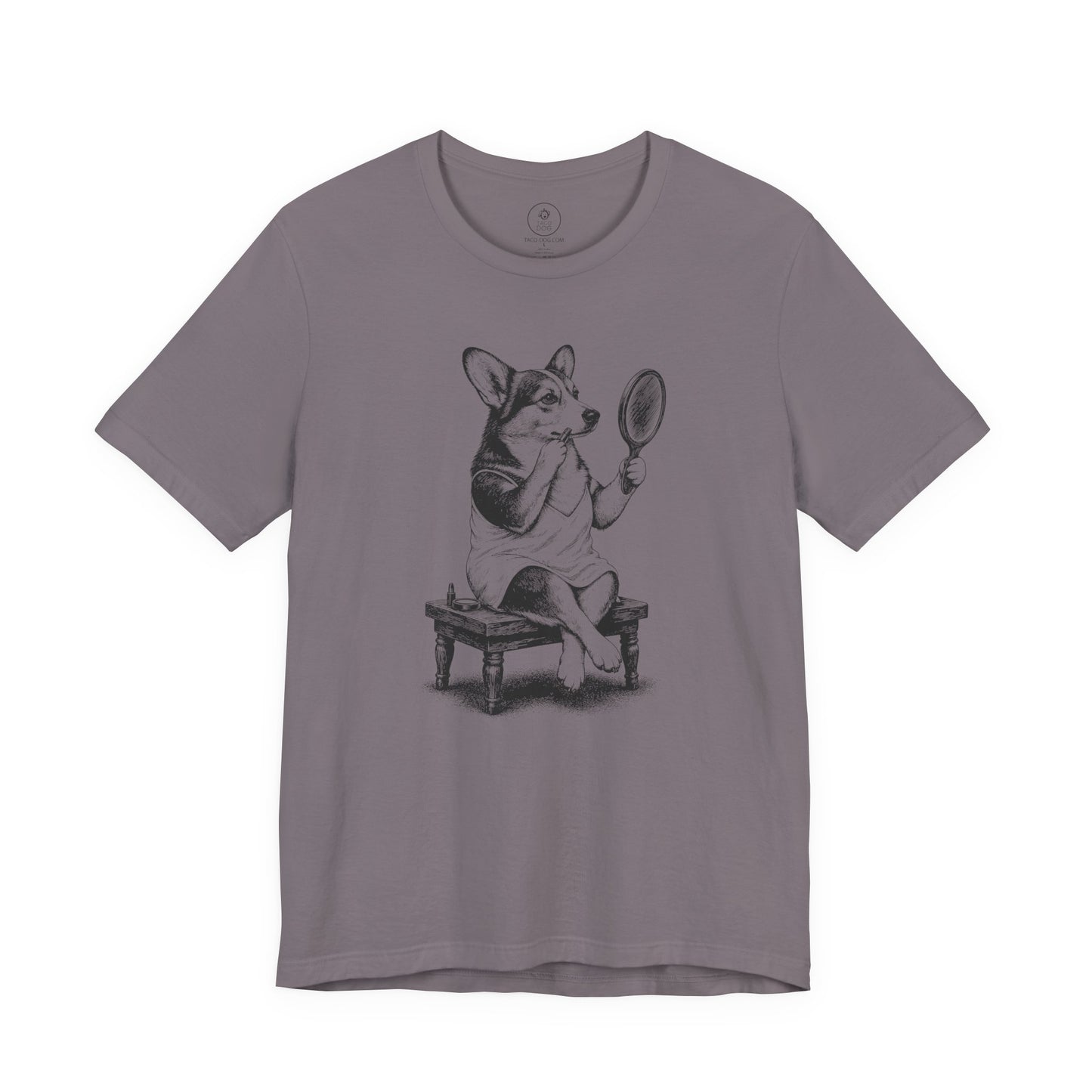 Corgi Makeup T-Shirt