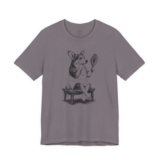 Corgi Makeup T-Shirt Storm Taco-Dog