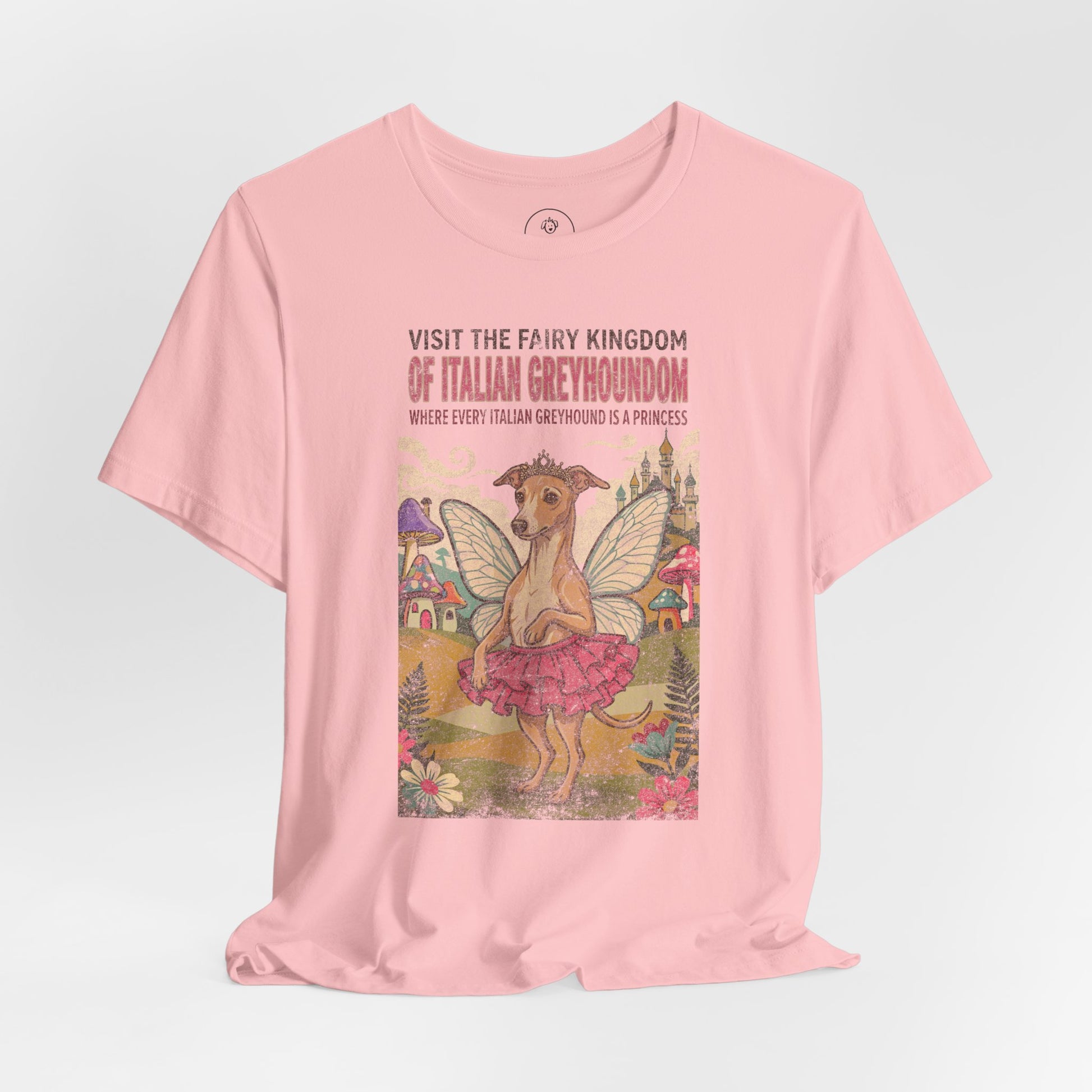 Italian Greyhound Whippet Fairy Kingdom T-Shirt Taco-Dog