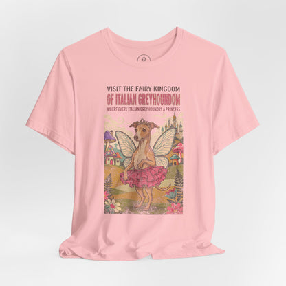 Italian Greyhound Whippet Fairy Kingdom T-Shirt Taco-Dog