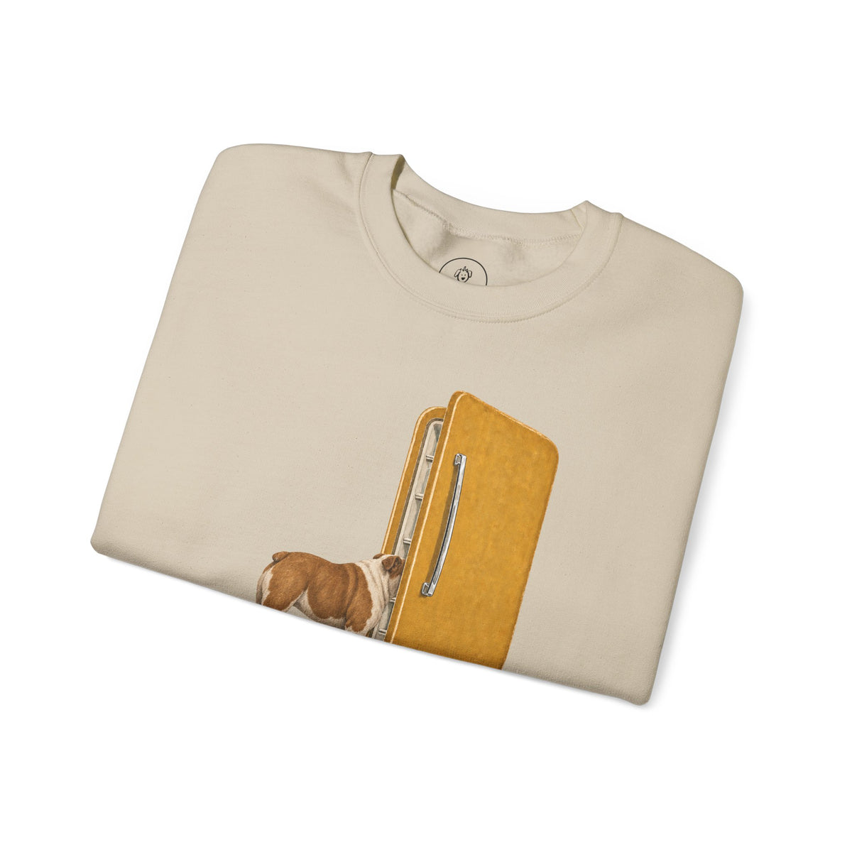 English Bulldog Refrigerator Sweatshirt Taco-Dog
