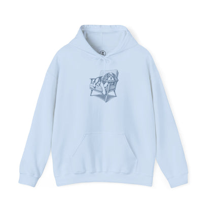 Cavalier King Charles Spaniel Occupied Hoodie Light Blue Taco-Dog