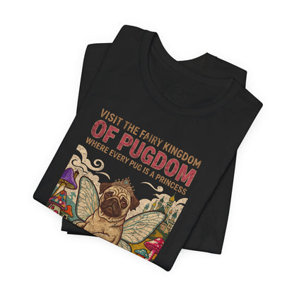 Pug Fairy Kingdom T-Shirt Taco-Dog