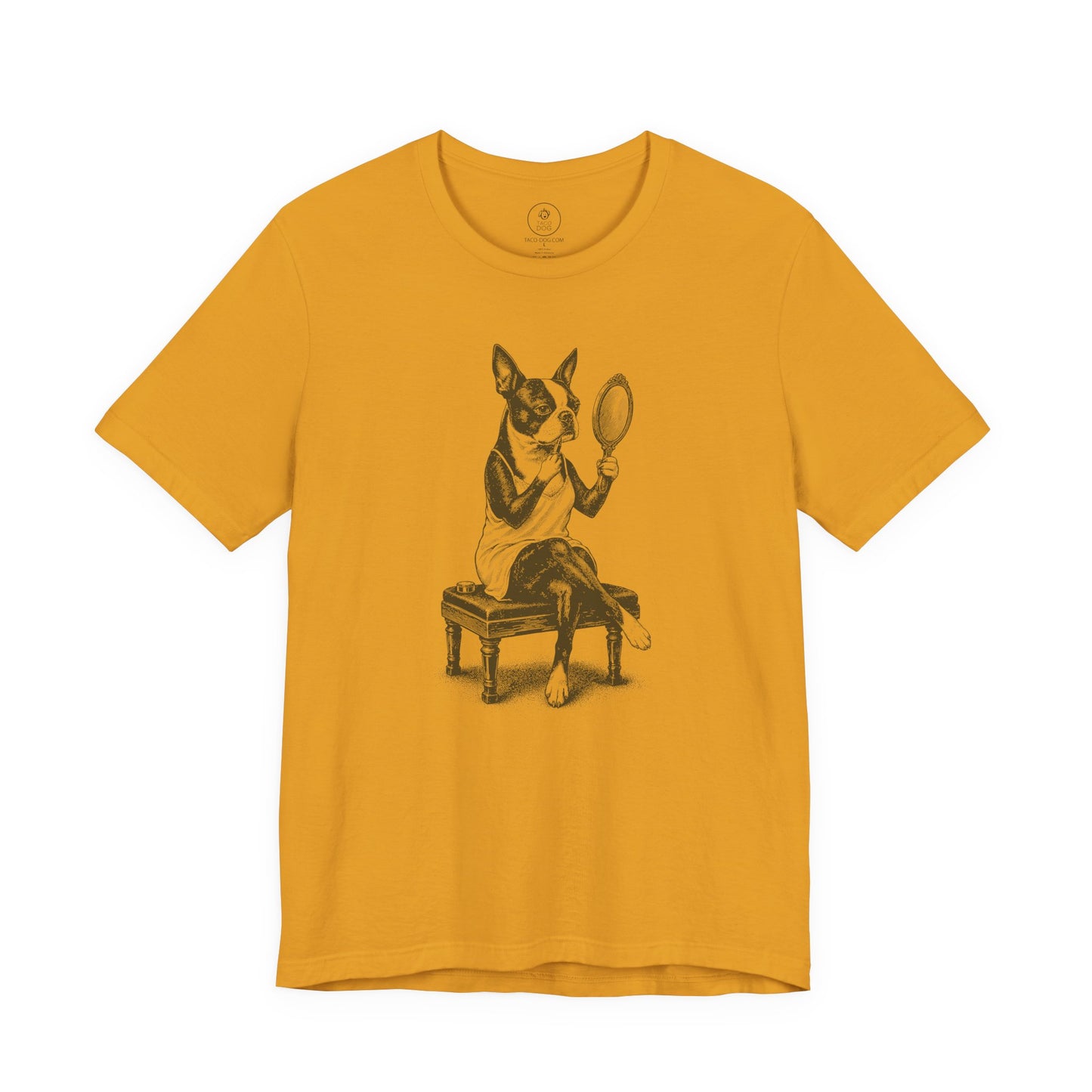Boston Terrier Makeup T-Shirt