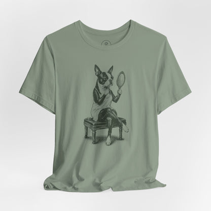 Boston Terrier Makeup T-Shirt
