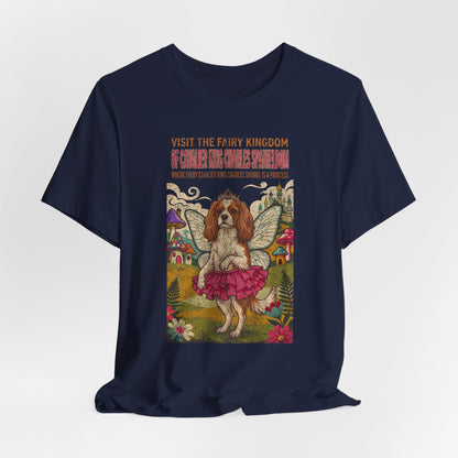 Cavalier King Charles Spaniel Fairy Kingdom T-Shirt Taco-Dog