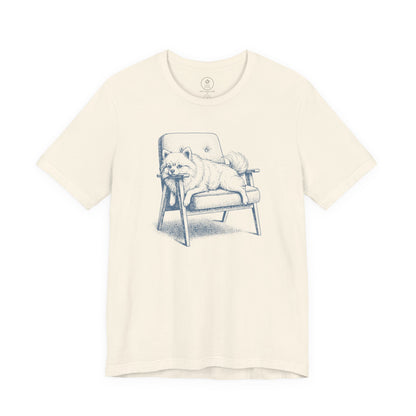 Pomeranian Occupied T-Shirt Natural Taco-Dog