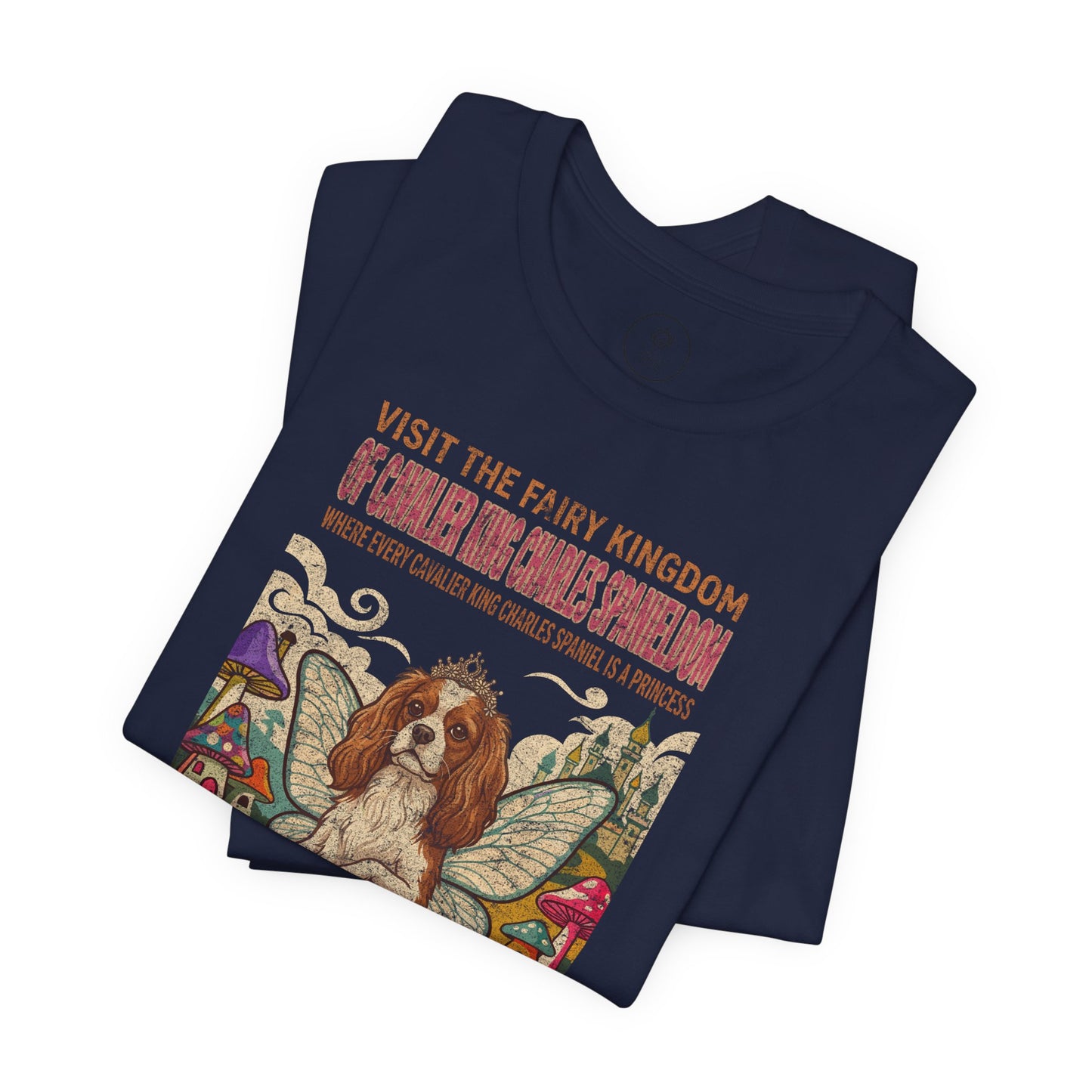 Cavalier King Charles Spaniel Fairy Kingdom T-Shirt Taco-Dog