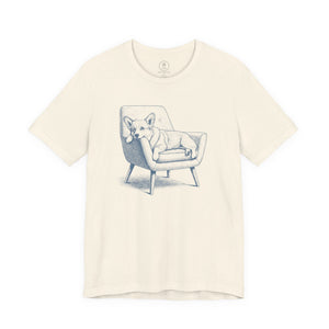 Corgi Occupied T-Shirt Natural Taco-Dog