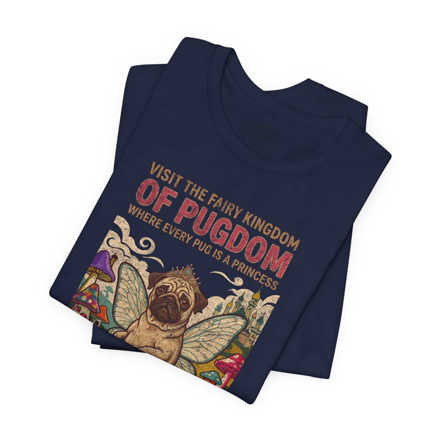 Pug Fairy Kingdom T-Shirt Taco-Dog