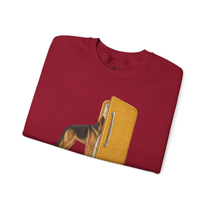 German Shepherd Refrigerator Sweatshirt Taco-Dog
