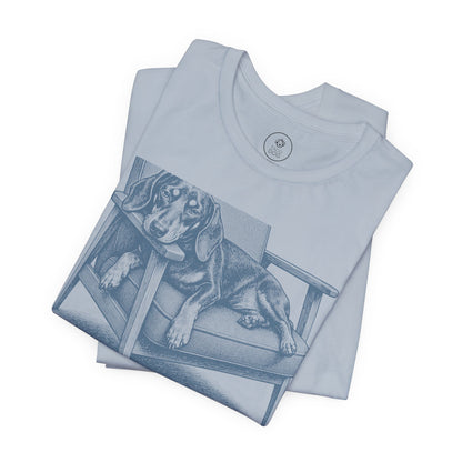 Dachshund Occupied T-Shirt Taco-Dog