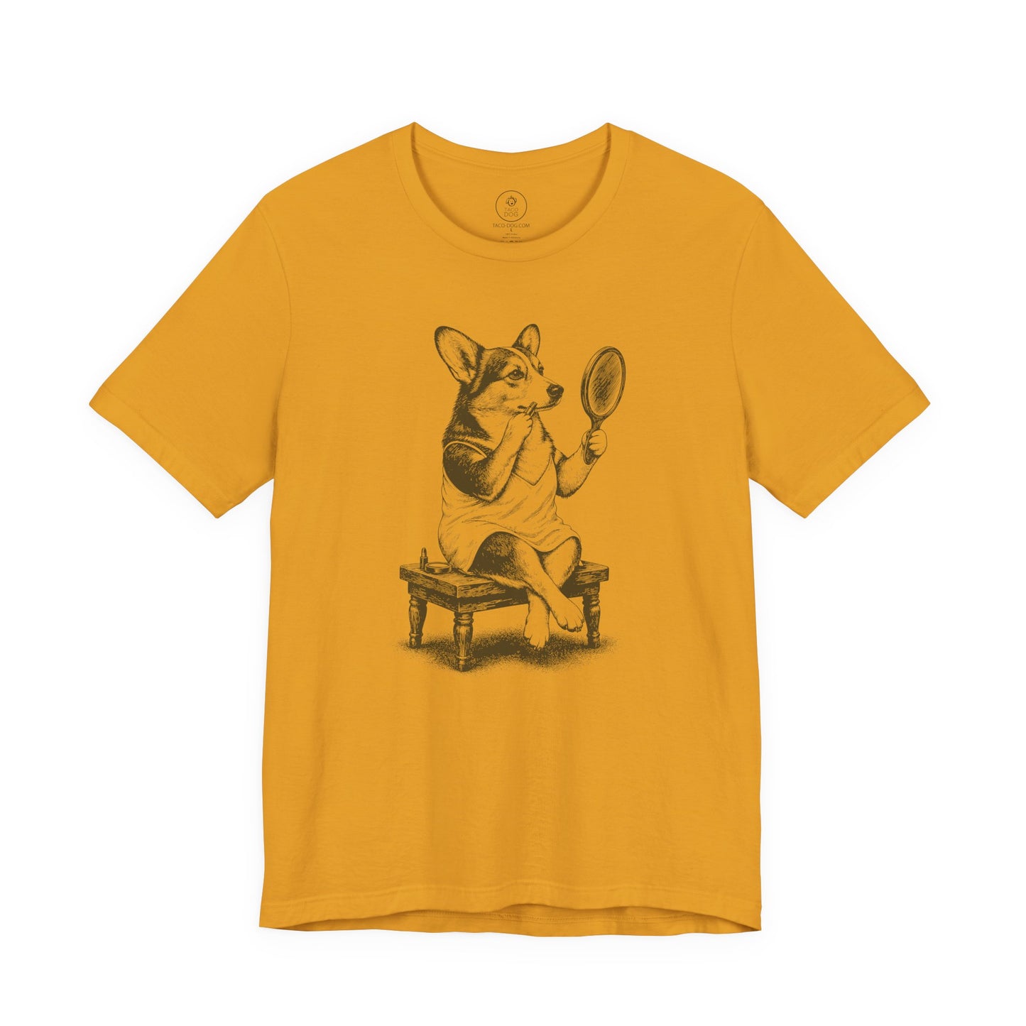 Corgi Makeup T-Shirt