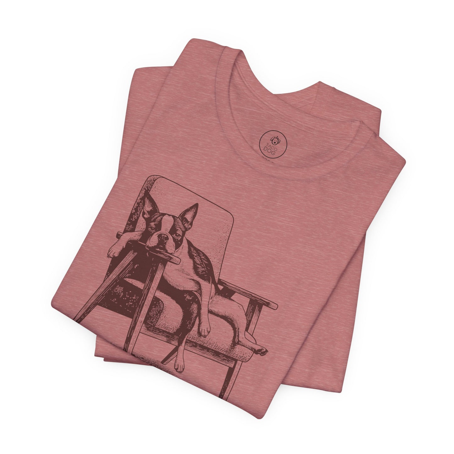 Boston Terrier Occupied T-Shirt Taco-Dog