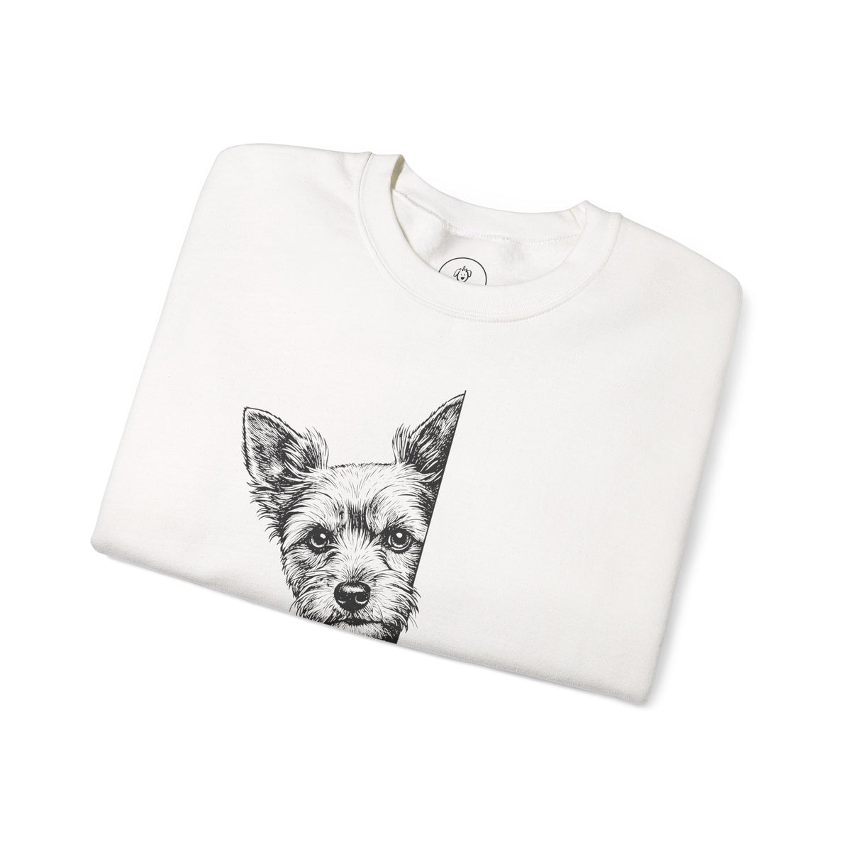 Yorkshire Terrier Yorkie Peeking Sweatshirt Taco-Dog