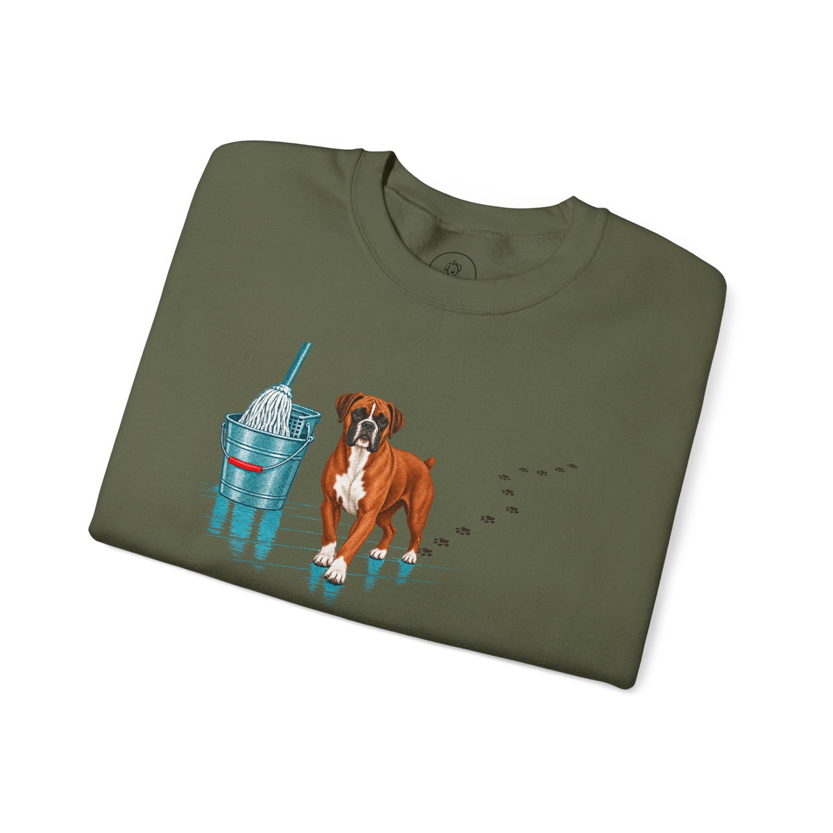Boxer Mop Sweatshirt Taco-Dog