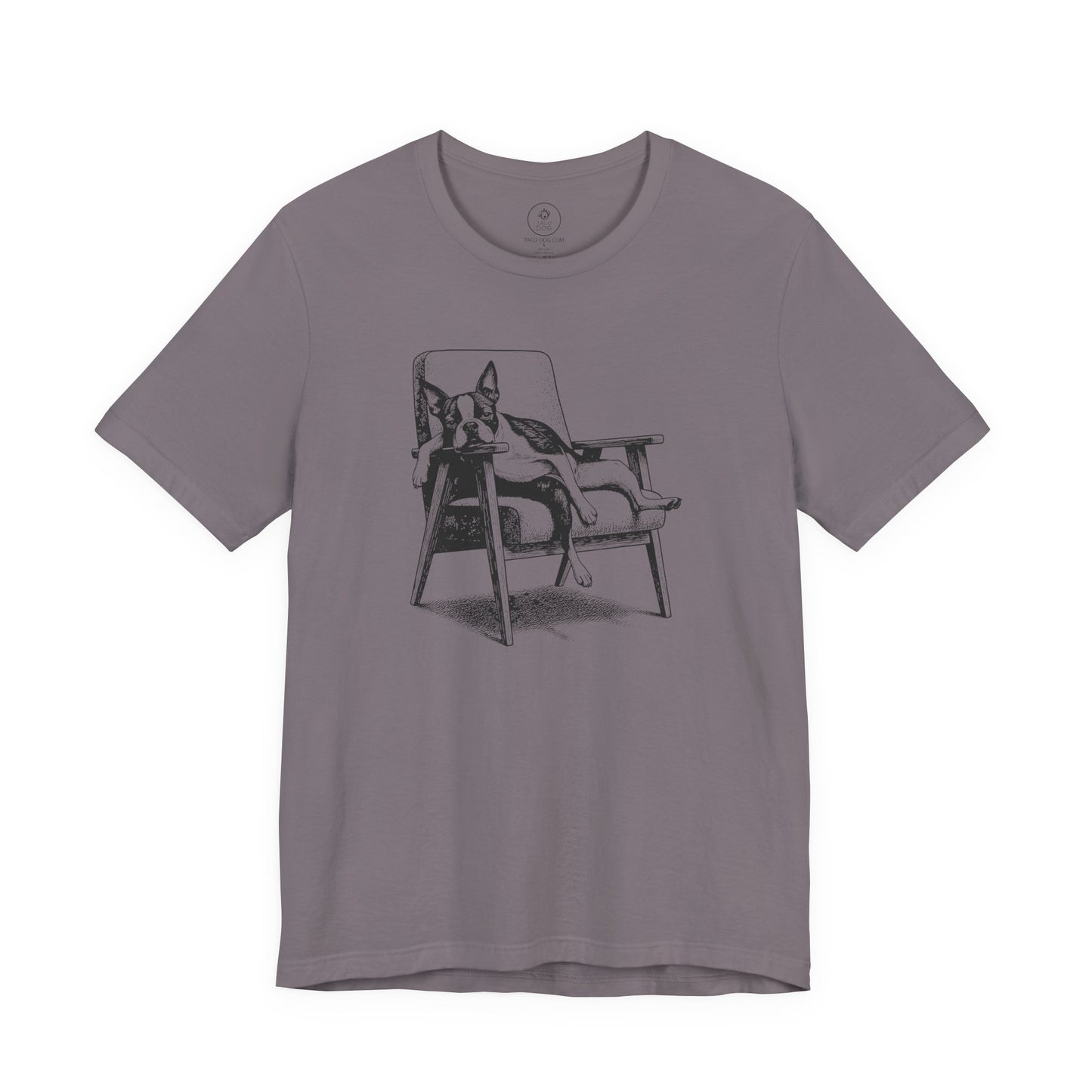 Boston Terrier Occupied T-Shirt Storm Taco-Dog