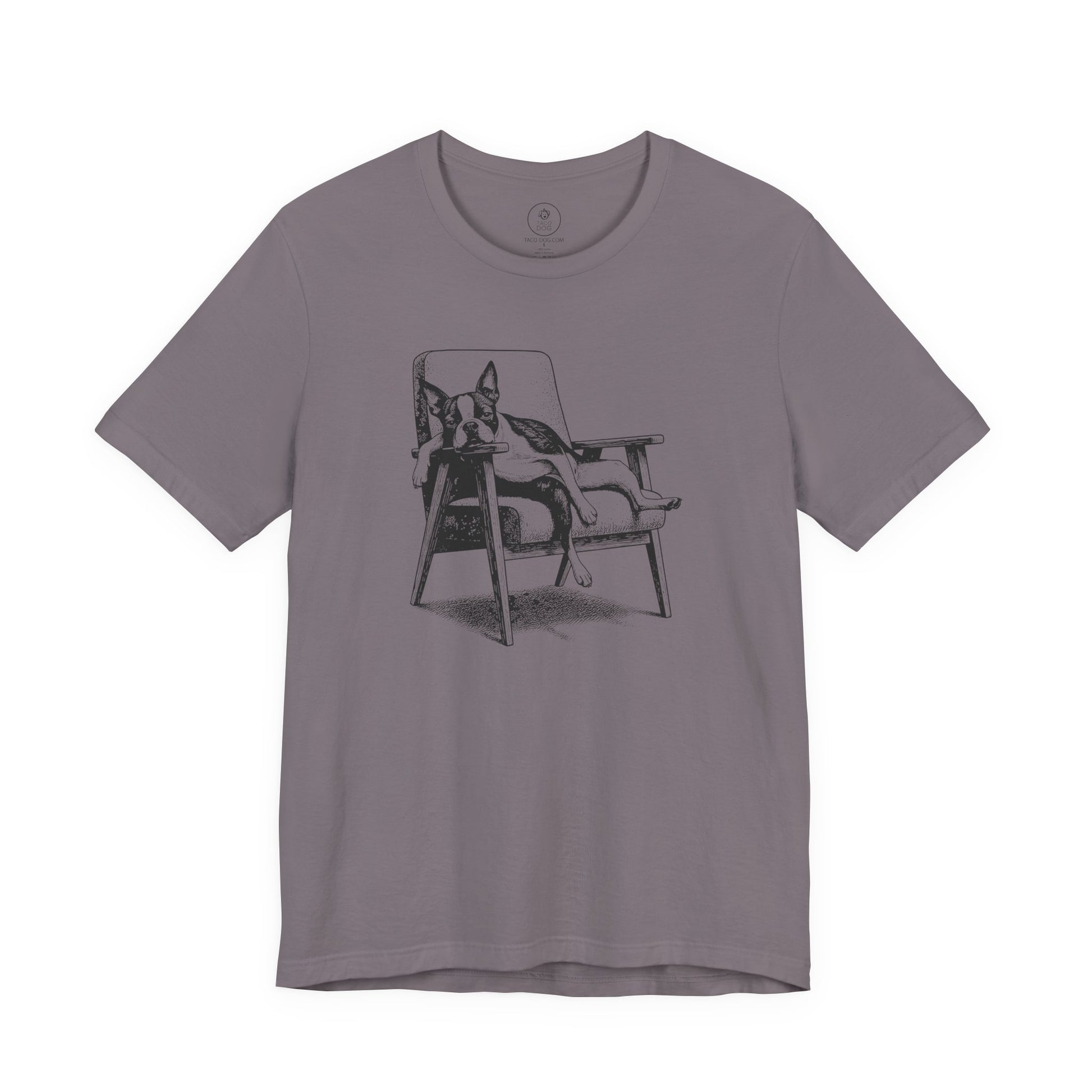 Boston Terrier Occupied T-Shirt Storm Taco-Dog