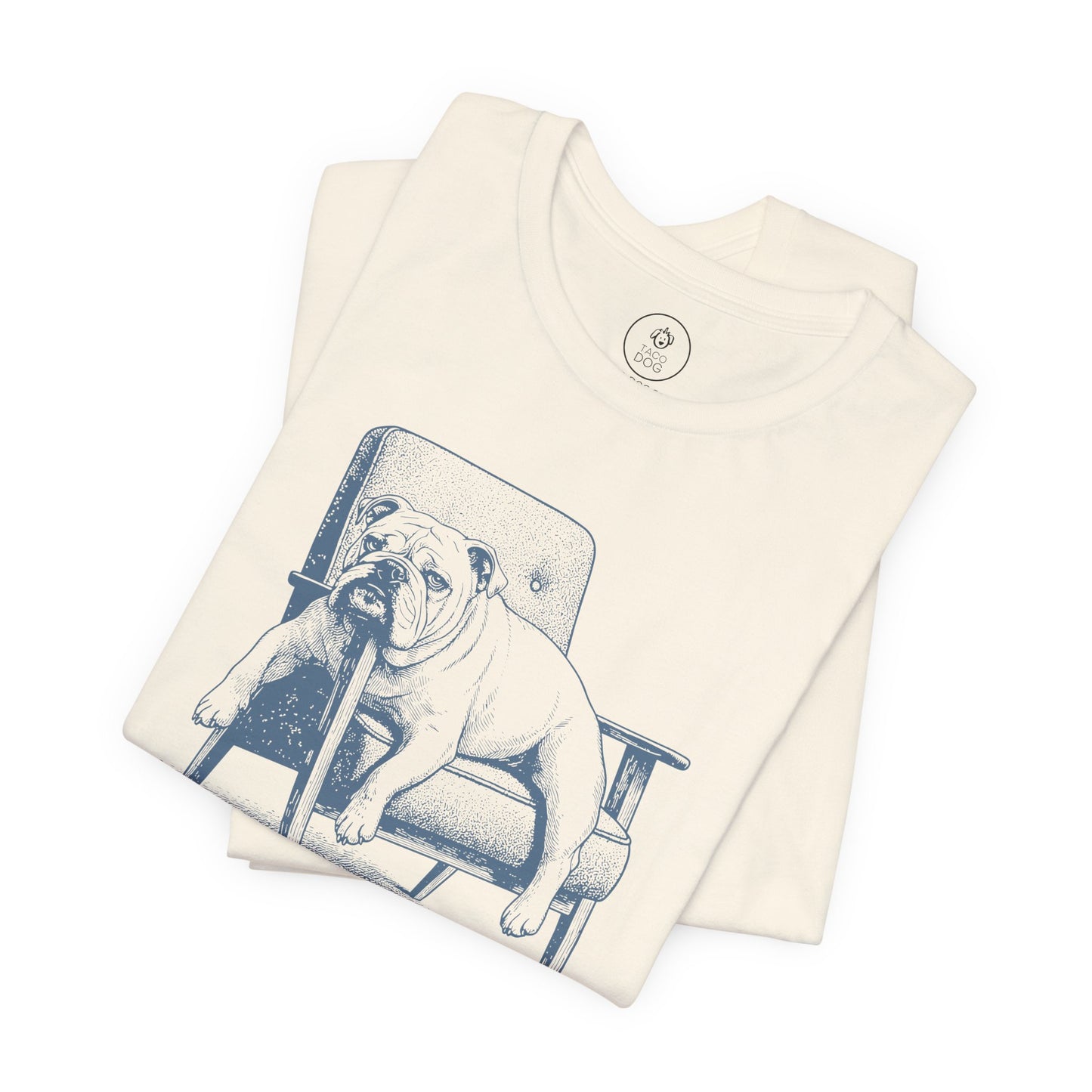 English Bulldog Occupied T-Shirt Taco-Dog