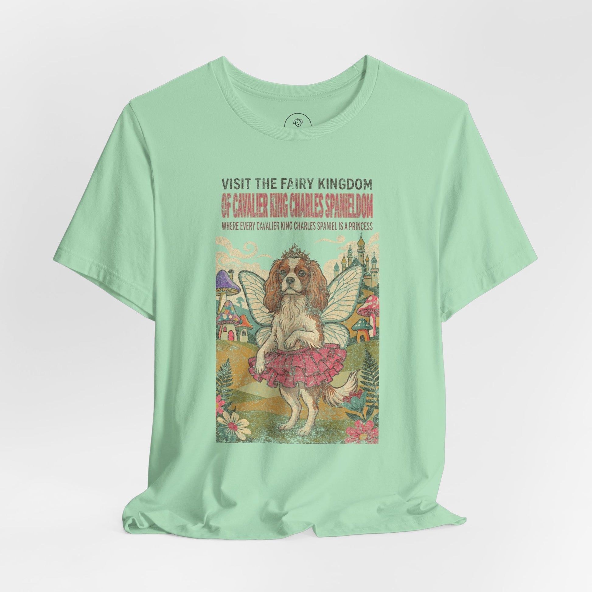 Cavalier King Charles Spaniel Fairy Kingdom T-Shirt Taco-Dog